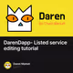 DarenDapp- Listed service editing tutorial