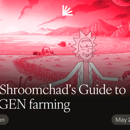 The Shroomchad’s Guide to $REGEN farming