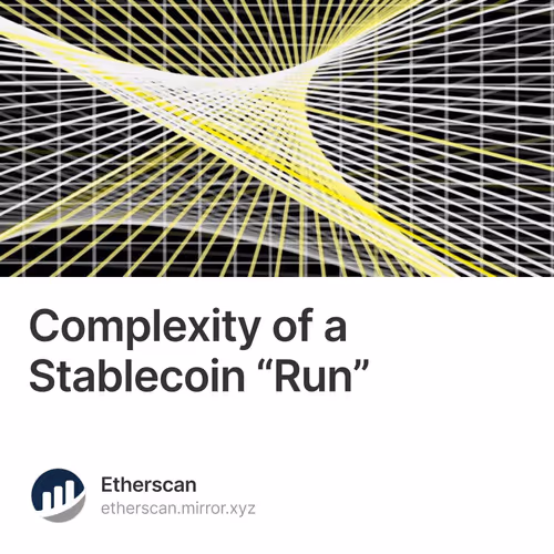 Complexity of a Stablecoin “Run”