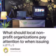 What should local non-profit organizations pay attention to when issuing NFTs?
