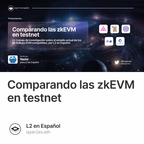 Comparando las zkEVM en testnet