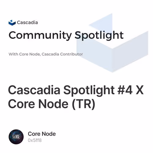 Cascadia Spotlight #4 X Core Node (TR)