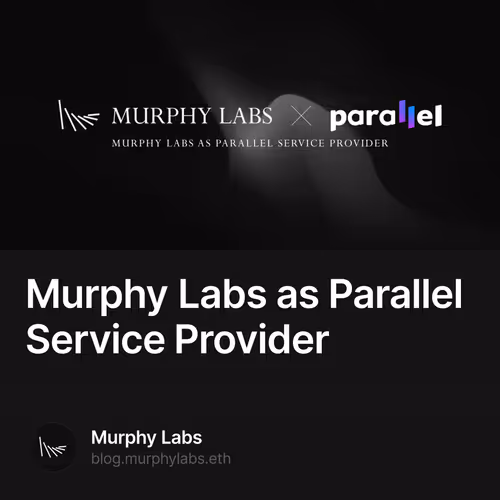 Murphy Labs as Parallel Service Provider