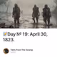 📝Day № 19: April 30, 1823.