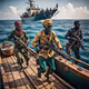 Somali pirates at war