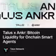 Talus x Ankr: Bitcoin Liquidity for Onchain Smart Agents