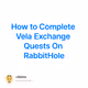 How to Complete Vela Exchange Quests On RabbitHole