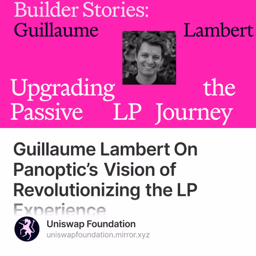 Guillaume Lambert On Panoptic’s Vision of Revolutionizing the LP Experience