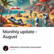 Monthly update - August