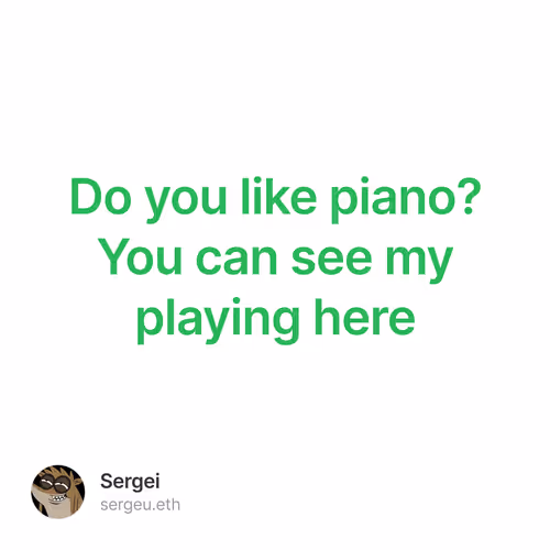 Do you like piano? You can see my playing here