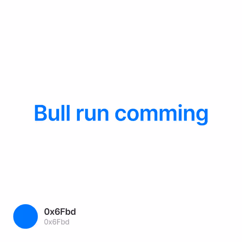 Bull run comming