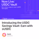 Introducing the USDC Savings Vault: Earn with sUSDC
