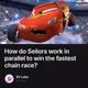 How do Seilors work in parallel to win the fastest chain race?