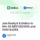 Join RealtyX & DeBox to Win 50 $RST($2500) and 1000 $vDBX