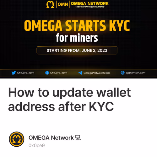 How to update wallet address after KYC