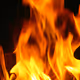 raging flames