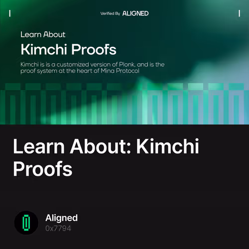 Learn About: Kimchi Proofs