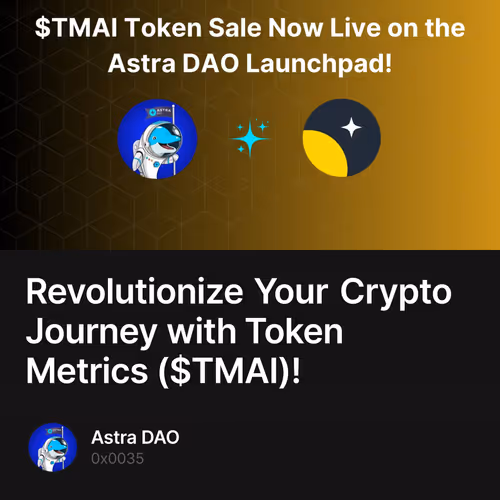 Revolutionize Your Crypto Journey with Token Metrics ($TMAI)!