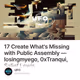17 Create What's Missing with Public Assembly — losingmyego, 0xTranqui, Salief Lewis
