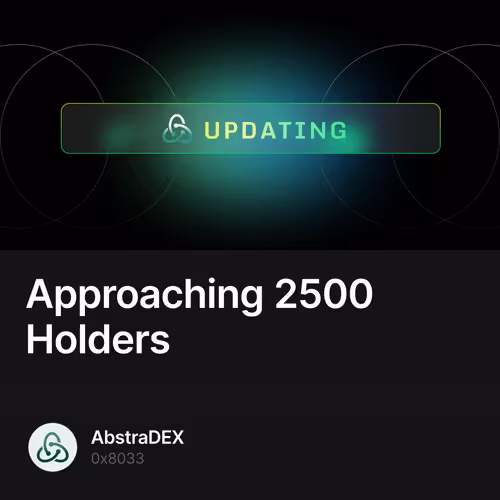 Approaching 2500 Holders