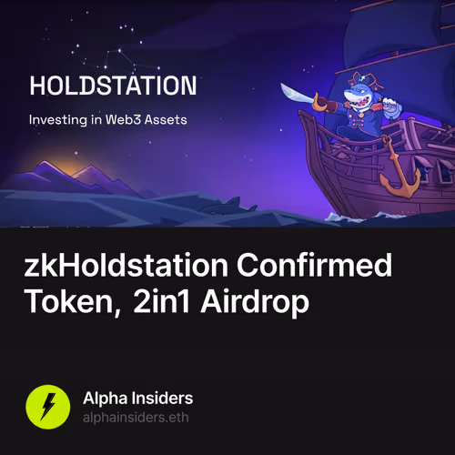 zkHoldstation Confirmed Token, 2in1 Airdrop