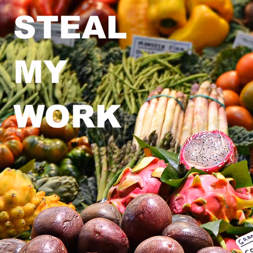 Why I Want You to Steal My Work