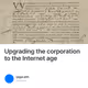 Upgrading the corporation to the Internet age