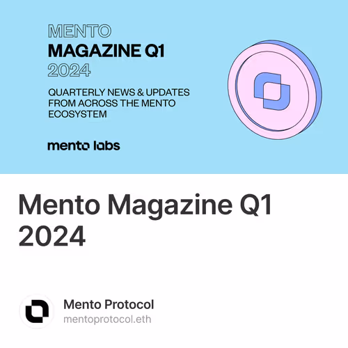 Mento Magazine Q1 2024