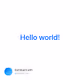 Hello world - RlrH7stk40