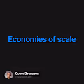 Economies of scale