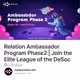 Relation Ambassador Program Phase2 | Join the Elite League of the DeSoc Builder