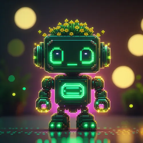Pixel Robot On OP 4