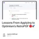 Lessons From Applying to Optimism’s RetroPGF 🔴🚀