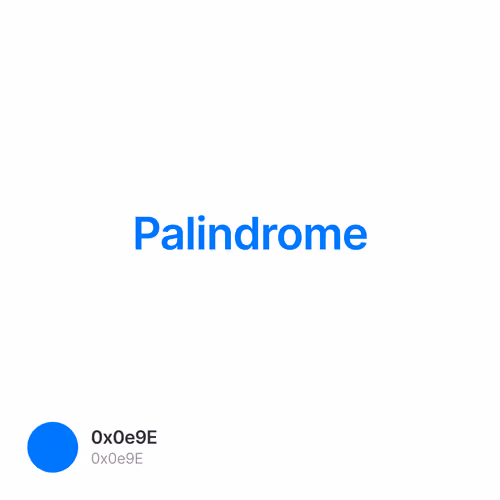 Palindrome V2