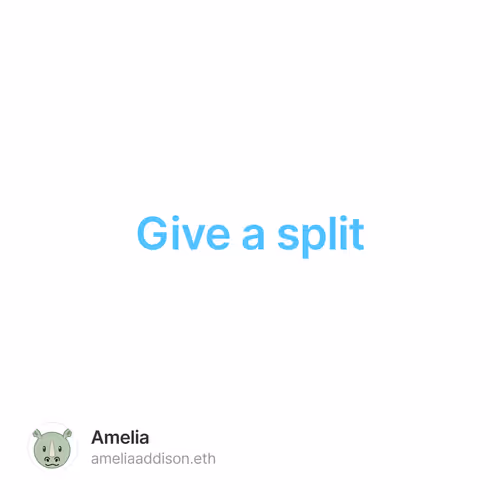 Give a split