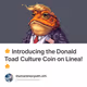 🌟 Introducing the Donald Toad Culture Coin on Linea! 🌟