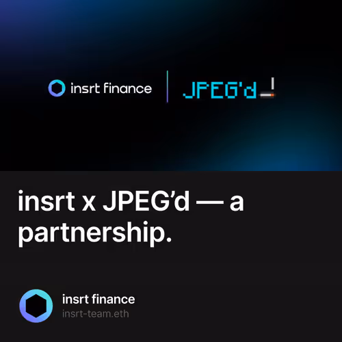 insrt x JPEG’d — a partnership.