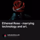 Ethereal Rose - marrying technology and art.