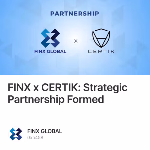FINX x CERTIK: Strategic Partnership Formed