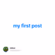 my first post V4