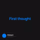First thought V2