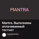 Mantra. Выполняем оплачиваемый тестнет