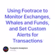 Using Footrace to Monitor Exchanges, Whales and Funds, and Set Custom Alerts for Transacti