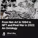From Net-Art in 1994 to NFT and Pixel War in 2022: An Ontology