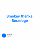 Smokey thanks Beradoge