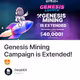 Genesis Mining Campaign is Extended! 🤩