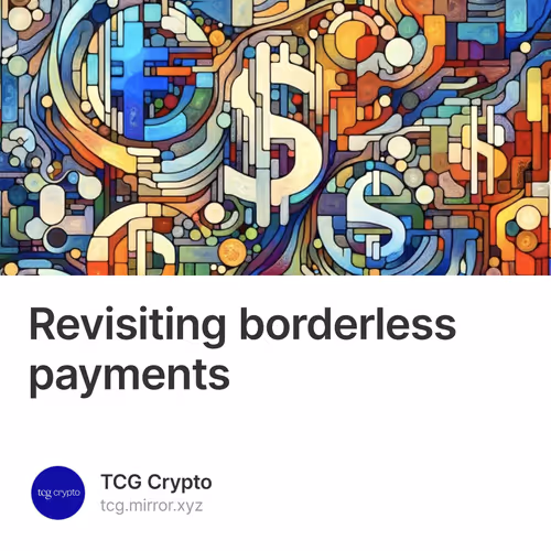 Revisiting borderless payments