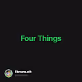 Four Things