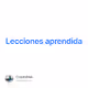 Lecciones aprendida