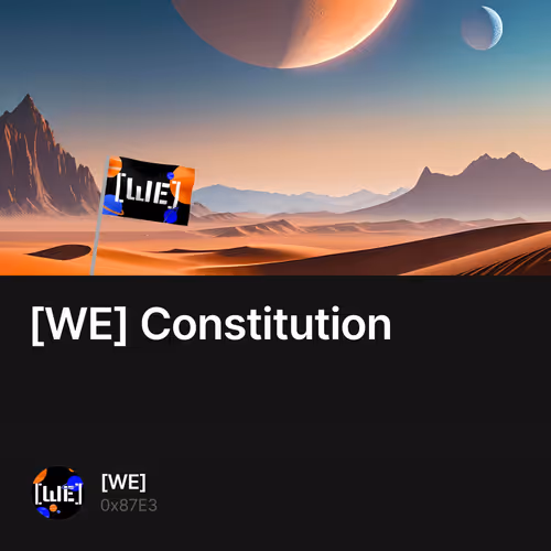 [WE] Constitution